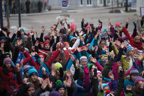 One Billion Rising – 14. Februar 2019 – Scheibbs, Rathausplatz