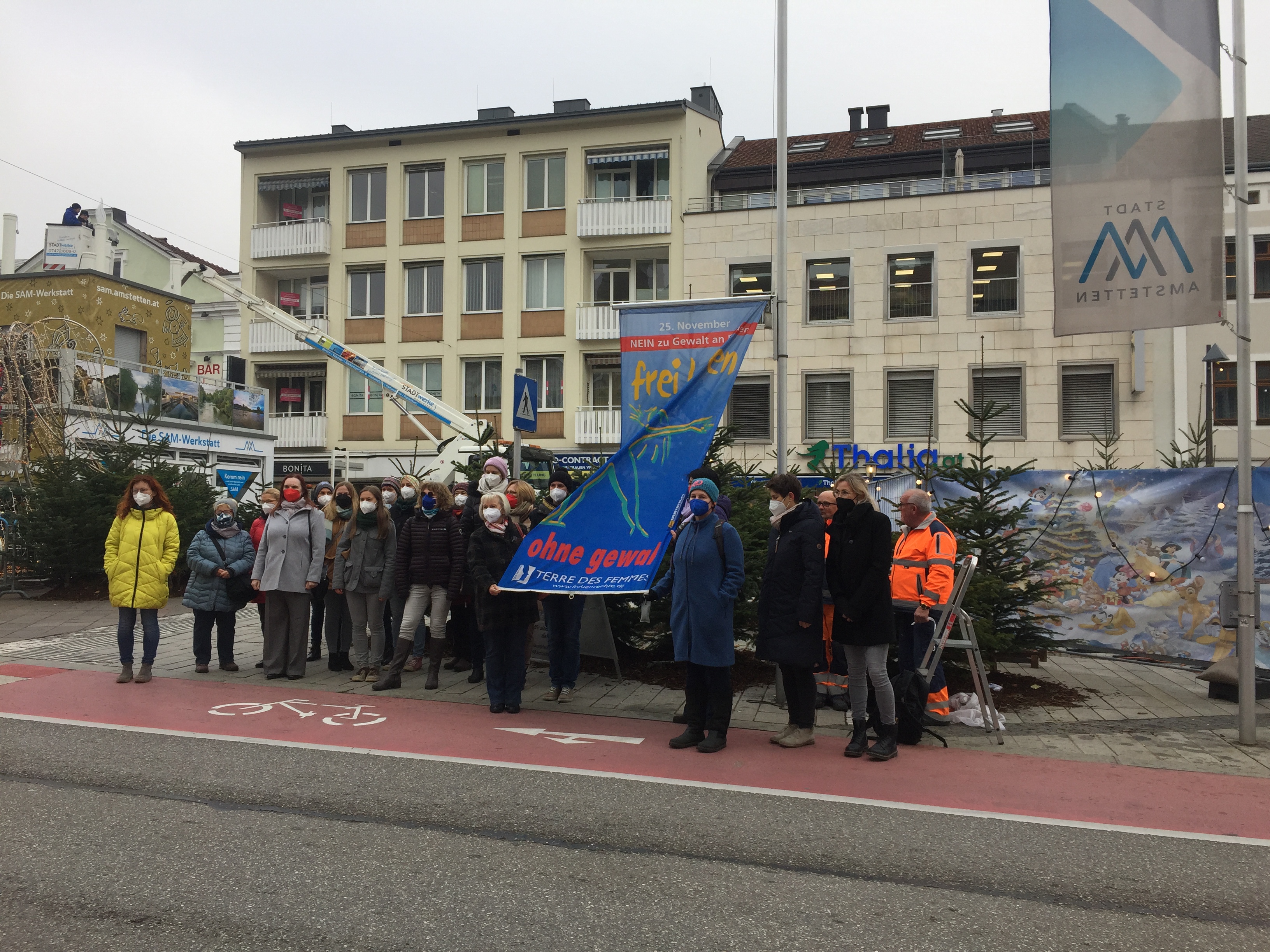 Kundgebung „Frei leben – ohne Gewalt“