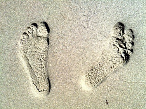 Fußabdrücke
